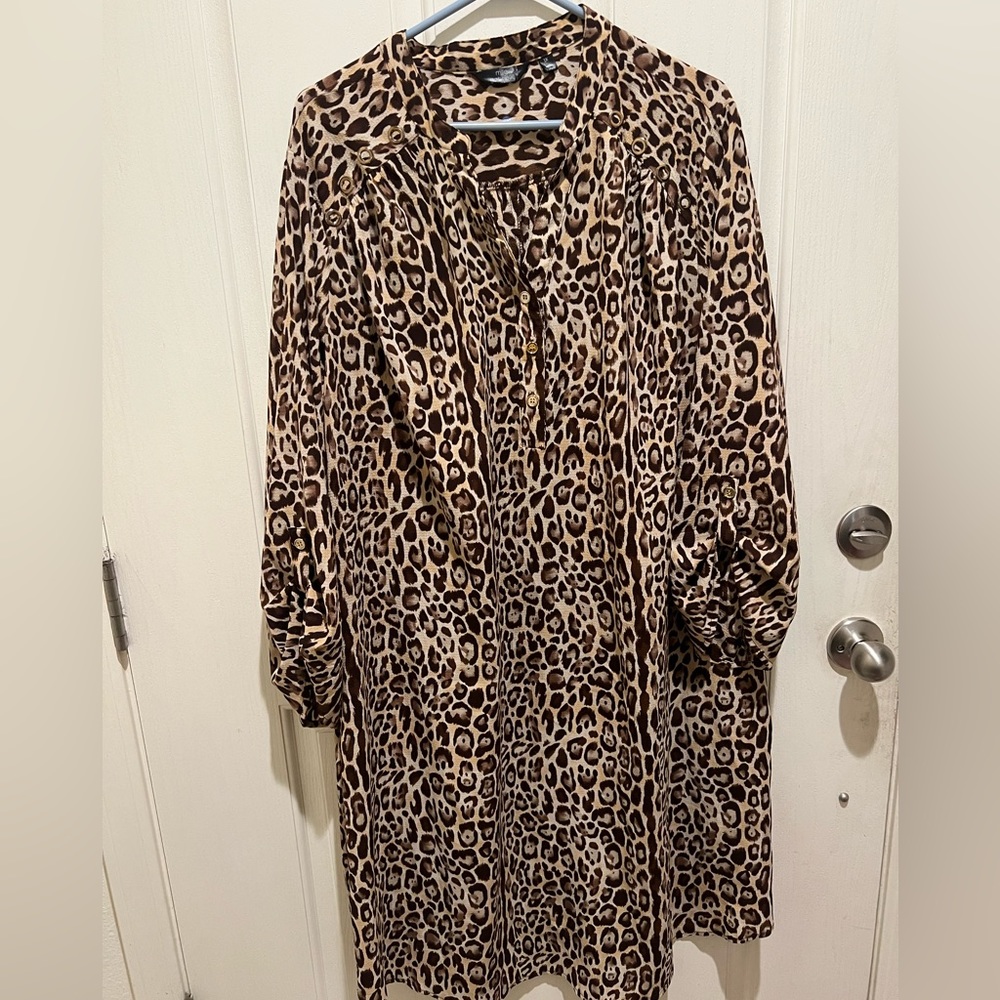 Mlle Gabrielle cheetah print dress size‎